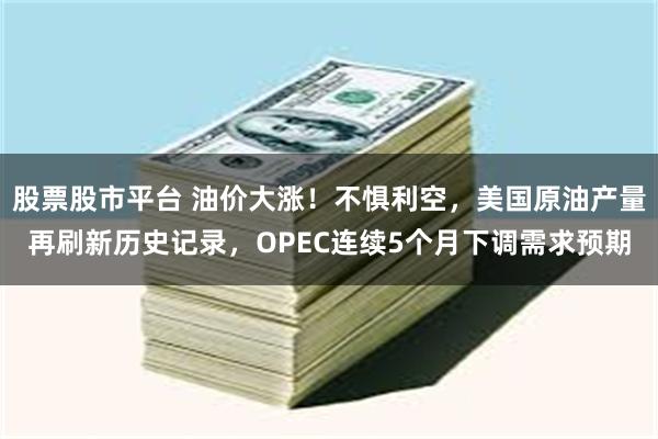 股票股市平台 油价大涨！不惧利空，美国原油产量再刷新历史记录，OPEC连续5个月下调需求预期