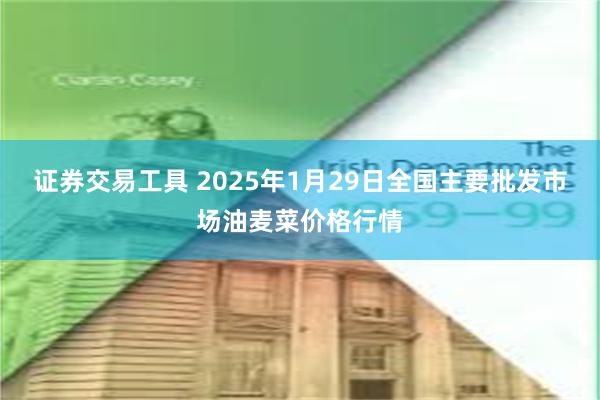 证券交易工具 2025年1月29日全国主要批发市场油麦菜价格行情